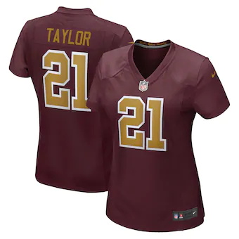 womens nike sean taylor burgundy washington football team g